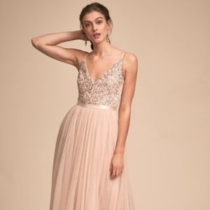 BHLDN Size 6 Avery Dress - Oyster